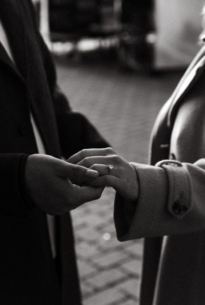 Black and White Engagement Photos | DC Engagement Session