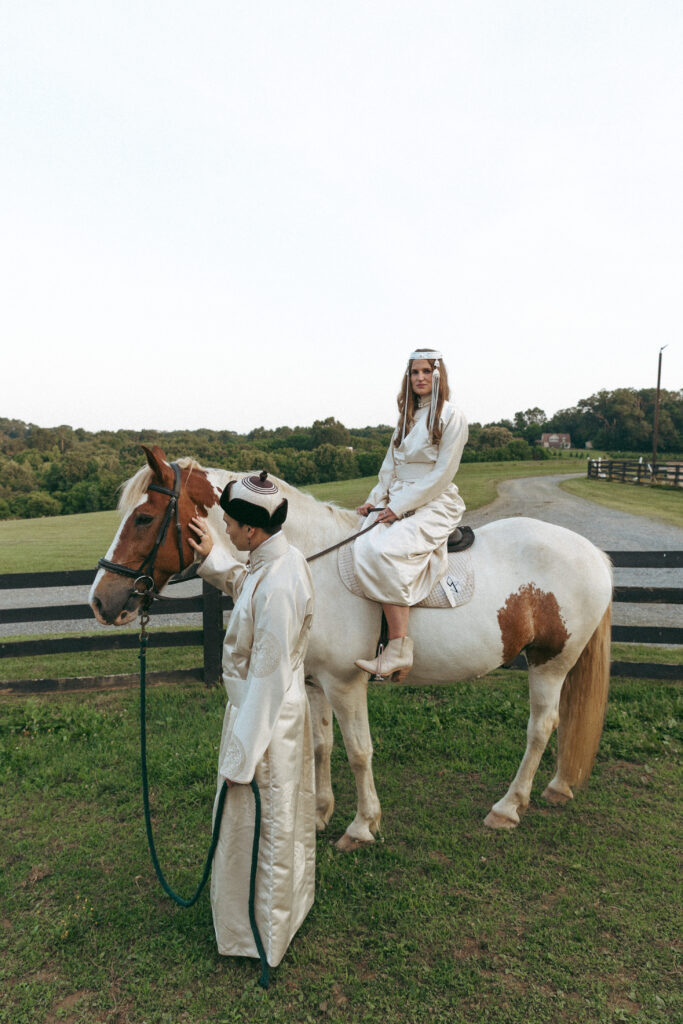 Engagement Session With horses in Maryland