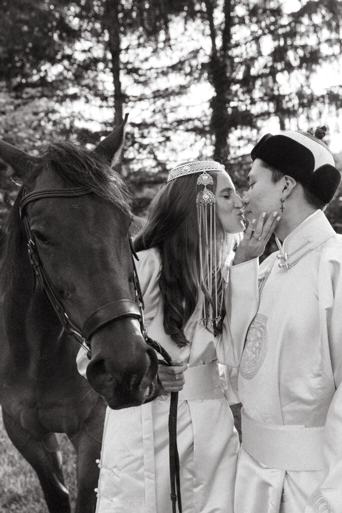 Engagement Session With horses in Maryland