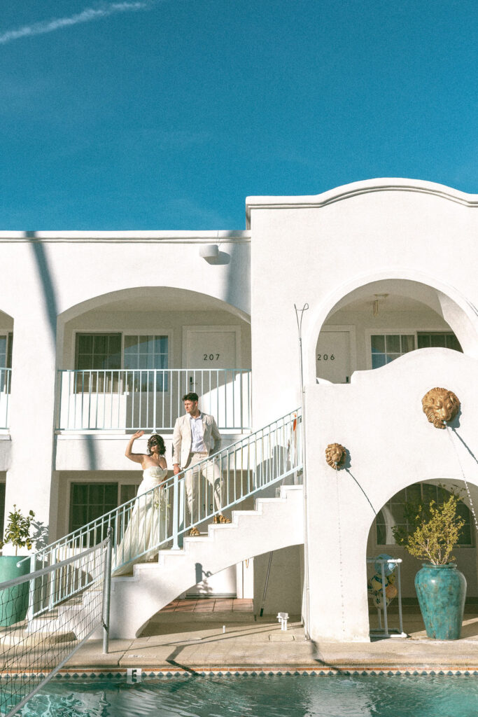 Palm Springs Photographer captures couple at Casa Palms Hotel