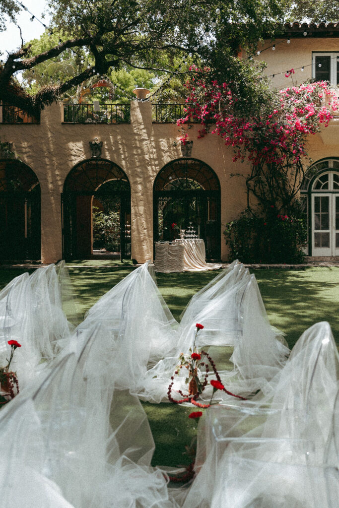 Alternative Wedding Ceremony Set Up