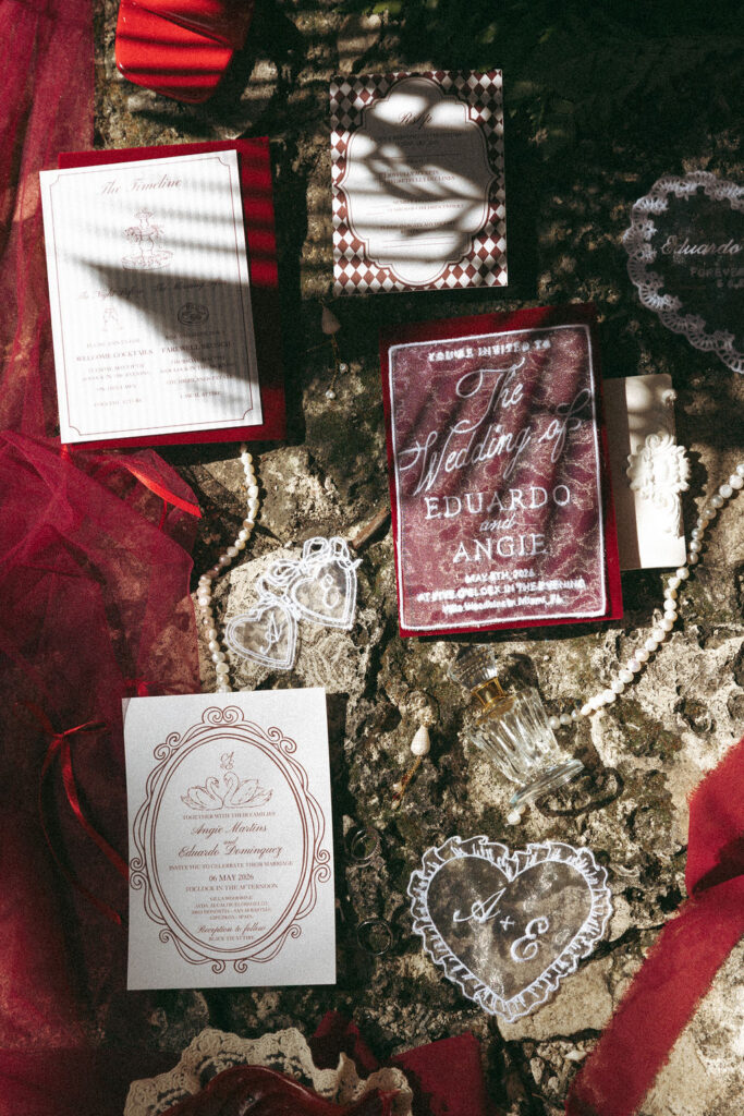 Embroidered Wedding Invitations
